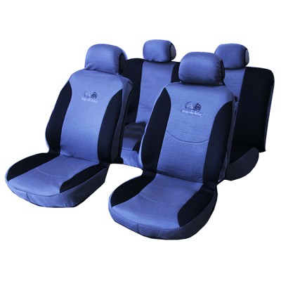 Καλύμματα Αυτοκινήτου Spider Airbag 60/40 Μαύρο-Μπλε Σετ 6 Τεμάχια - 11631 42819