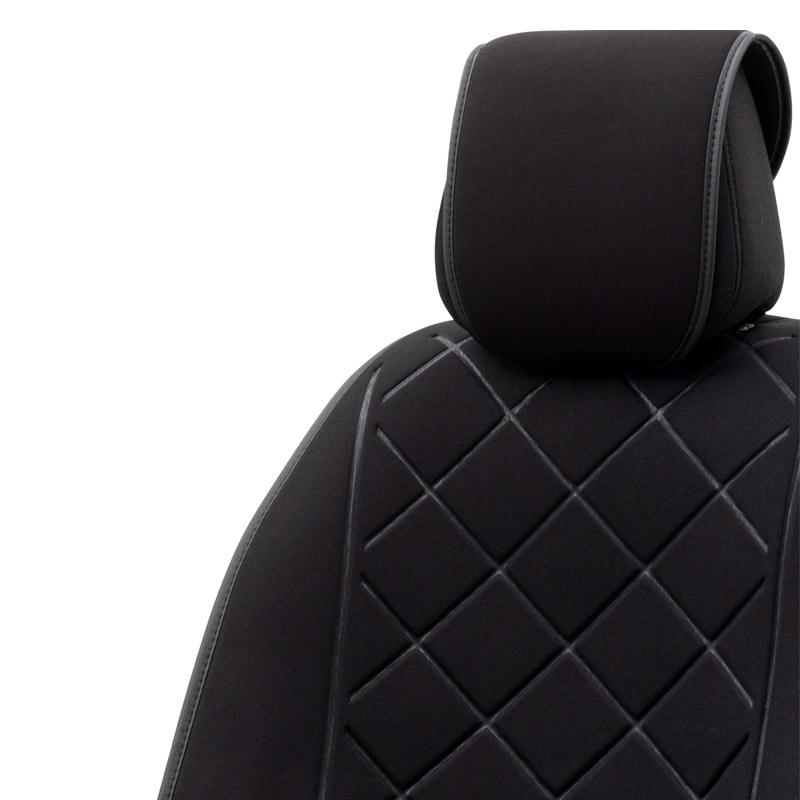 Πλατοκάθισμα Αυτοκινήτου Otom Active Pro Ύφασμα Τύπου Lacoste Ανάγλυφο Καπιτονέ Μαύρο ACTP-101 1 Τεμάχιο - 11760 49327