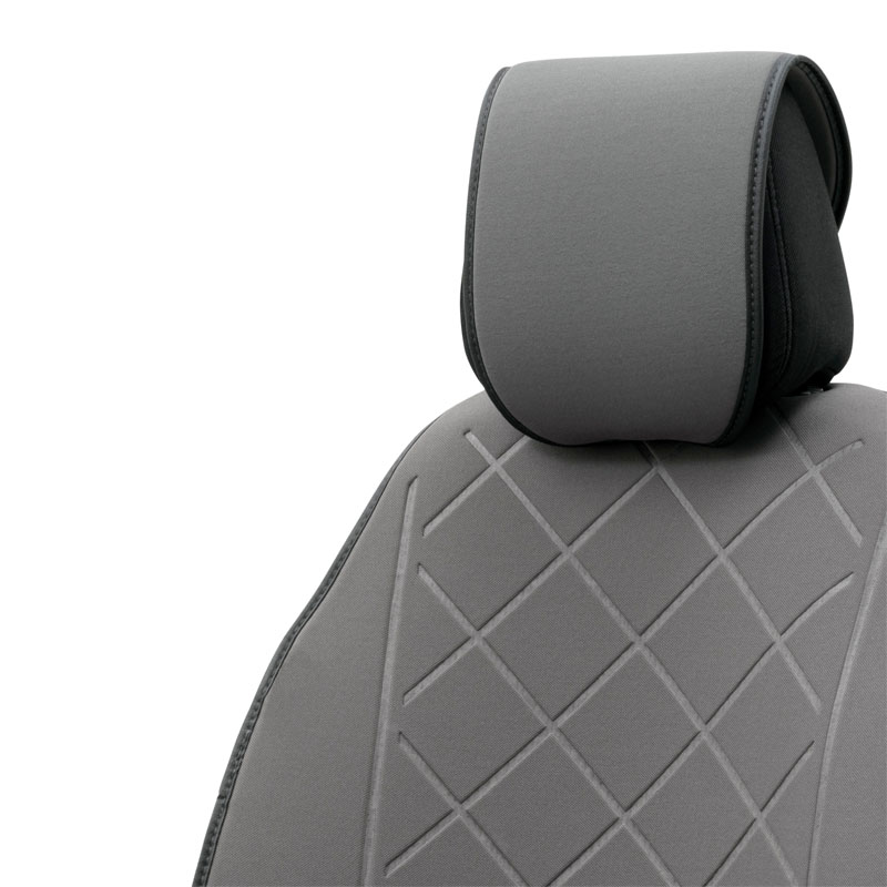 Πλατοκάθισμα Αυτοκινήτου Otom Active Pro Ύφασμα Τύπου Lacoste Ανάγλυφο Καπιτονέ Γκρι ACTP-102 1 Τεμάχιο - 11761 49330