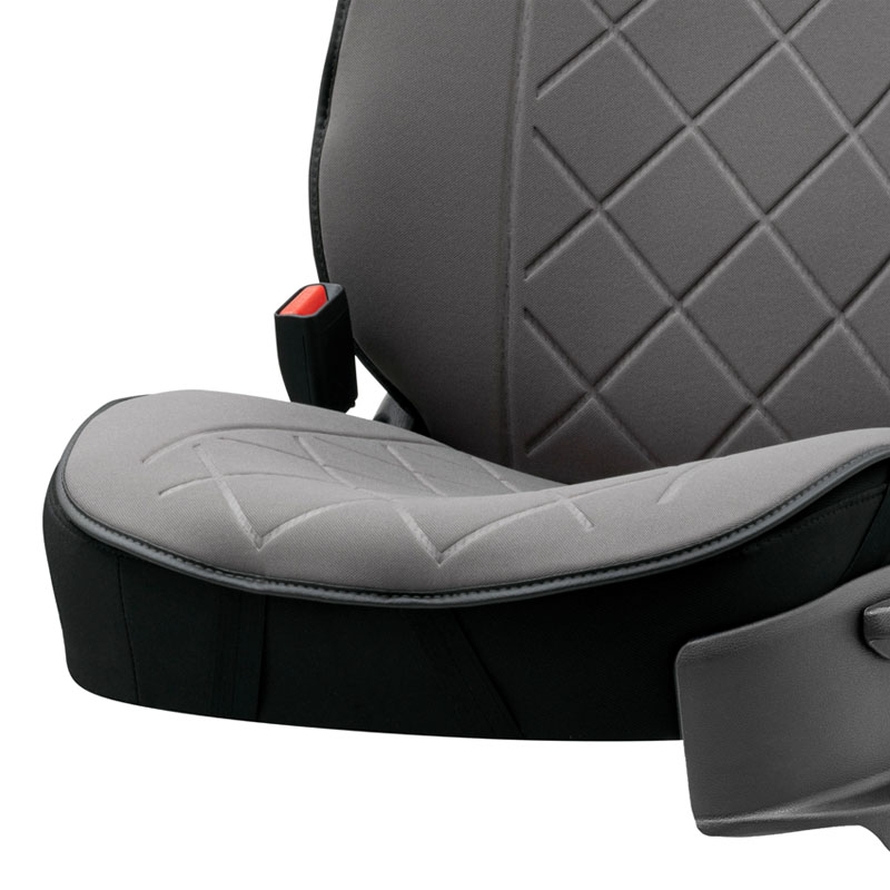 Πλατοκάθισμα Αυτοκινήτου Otom Active Pro Ύφασμα Τύπου Lacoste Ανάγλυφο Καπιτονέ Γκρι ACTP-102 1 Τεμάχιο - 11761 49330