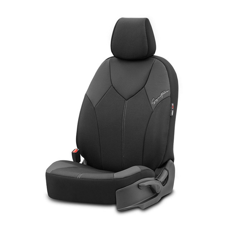 Καλύμματα Αυτοκινήτου Otom Signature Design Universal Δερματίνη / Rachel Σετ Εμπρός / Πίσω Μαύρο Με Άσπρη Ραφή SGT-2403 11 Τεμάχια - 11802 49370