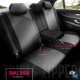 Καλύμματα Αυτοκινήτου Otom Signature Design Universal Δερματίνη / Rachel Σετ Εμπρός / Πίσω Μαύρο Με Άσπρη Ραφή SGT-2403 11 Τεμάχια - 11802 49370