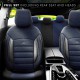 Καλύμματα Αυτοκινήτου Otom Sport Plus Design Universal Βαμβακερό Ύφασμα / Rachel / Δερματίνη Σετ Εμπρός / Πίσω Μαύρο - Μπλε SPTPLS-104 11 Τεμάχια - 11808 49378