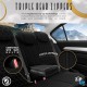 Καλύμματα Αυτοκινήτου Otom Emperor Design Universal Rachel / Δερματίνη Καπιτονέ Σετ Εμπρός / Πίσω Μαύρο Με Γκρι Κέντημα EMP-602 11 Τεμάχια - 11820 49387