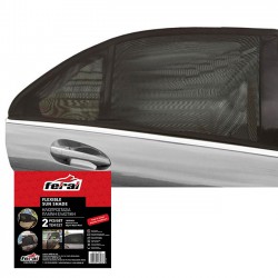 Ηλιοπροστασίες Αυτοκινήτου Feral Για Τα Πλαϊνά Τζάμια Ελαστική (Flexible) Sunshade 94x51cm 2 Τεμάχια - 13404 49224