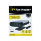 Αερόθερμο Αναπτήρα Αυτοκινήτου 12V 150W Μαύρο-Γκρι 1 Τεμάχιο - 15273 49159