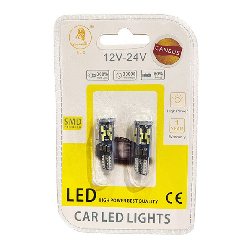 Λάμπες T10 30 Led Canbus Λευκό 100548 2Τμχ - 16084 49183