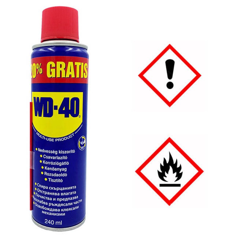Αντισκωριακό - Λιπαντικό Spray WD-40 240ml 1 Τεμάχιο - 18126 49779