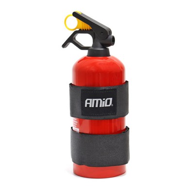 Βάσεις Πυροσβεστήρα Amio (02498) Με Velcro 59x5cm Μαύρο FEH-1 2Τμχ - 18506 49206