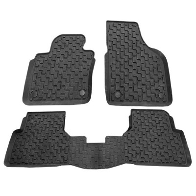 Πατάκια Αυτοκινήτου Συμβατά Με VW Tiguan 2008+ Μαύρα 3Τμχ - 21090 39050