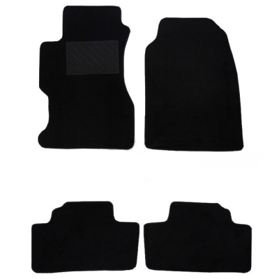Μοκέτες Αυτοκινήτου Συμβατές Με Toyota Corolla 2001-2007 Μαύρες 4Τμχ - 21300 43082