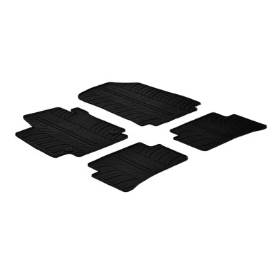 Πατάκια Αυτοκινήτου Gledring (0053) Συμβατά Με Renault Captur 5D 2013+ / Clio IV 2012-08.2019 / Clio IV Gt 2013+ 4Τμχ - 21400 42461