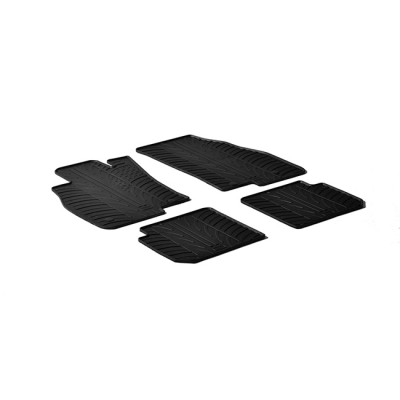 Πατάκια Αυτοκινήτου Gledring (0343) Συμβατά Με Alfa Romeo Mito 3D 2008+ 4Τμχ - 21783 42419