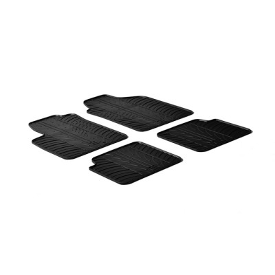 Πατάκια Αυτοκινήτου Gledring (0133) Συμβατά Με Fiat 500 2007-2012 4Τμχ - 21843 42255