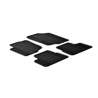 Πατάκια Αυτοκινήτου Gledring (0151) Συμβατά Με Peugeot 207 2006-2012 4Τμχ - 21851 42441