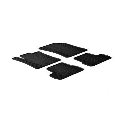 Πατάκια Αυτοκινήτου Gledring (0123) Συμβατά Με Citroen C3 5D 2010+ / DS3 4Τμχ - 21955 42363