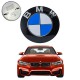 Σήμα Κουμπωτό Τύπου BMW Άσπρο - Μπλε 8.3x3cm 1 Τεμάχιο - 24000 45130