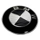 Σήμα Κουμπωτό Τύπου BMW Carbon 4.5χ1.5cm 1 Τεμάχιο - 24409 45128