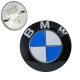 Σήμα Κουμπωτό Τύπου BMW Άσπρο - Μπλε 4.5χ1.5cm 1 Τεμάχιο - 24416 45127