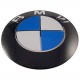 Σήμα Κουμπωτό Τύπου BMW Άσπρο - Μπλε 4.5χ1.5cm 1 Τεμάχιο - 24416 45127