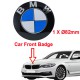 Σήμα Κουμπωτό Τύπου BMW Άσπρο - Μπλε 4.5χ1.5cm 1 Τεμάχιο - 24416 45127