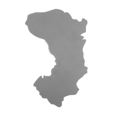 Αυτοκόλλητος Χάρτης Χίος Ασημί 7.5x5 cm 1Τμχ - 24698 48596
