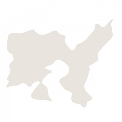 Αυτοκόλλητος Χάρτης Λήμνος Λευκός 8.5x7cm 1Τμχ - 24704 48604