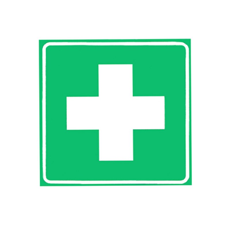 Αυτοκόλλητο Σήμα Για Φαρμακείο Τετράγωνο 6x6cm 1Τμχ - 24727 48786