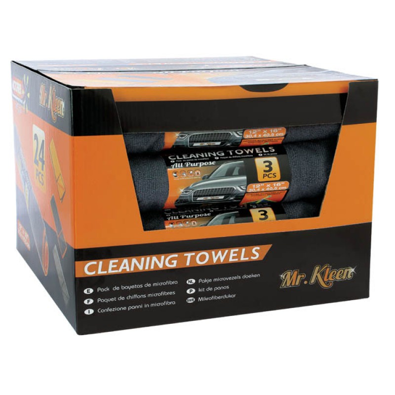 Πετσέτα Microfiber Μr Κleen KLIN621 30.4x40.5cm Ρολό 3 Τεμαχίων - 25514 47055