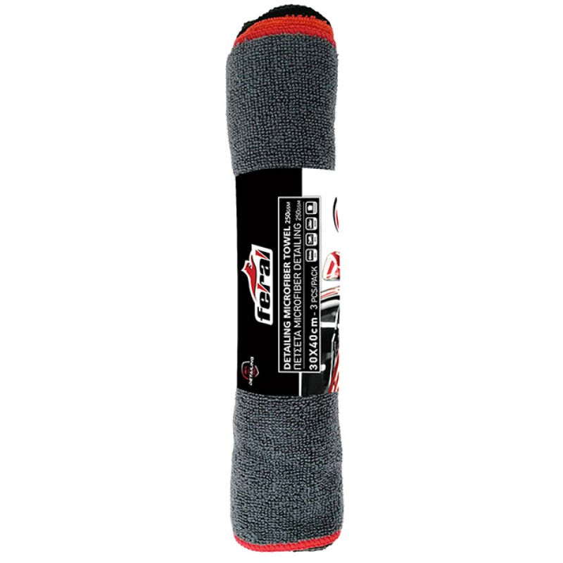 Πετσέτα Microfiber Feral Detailing Pro 30x40cm Ρολό 3 Τεμαχίων - 25532 48784