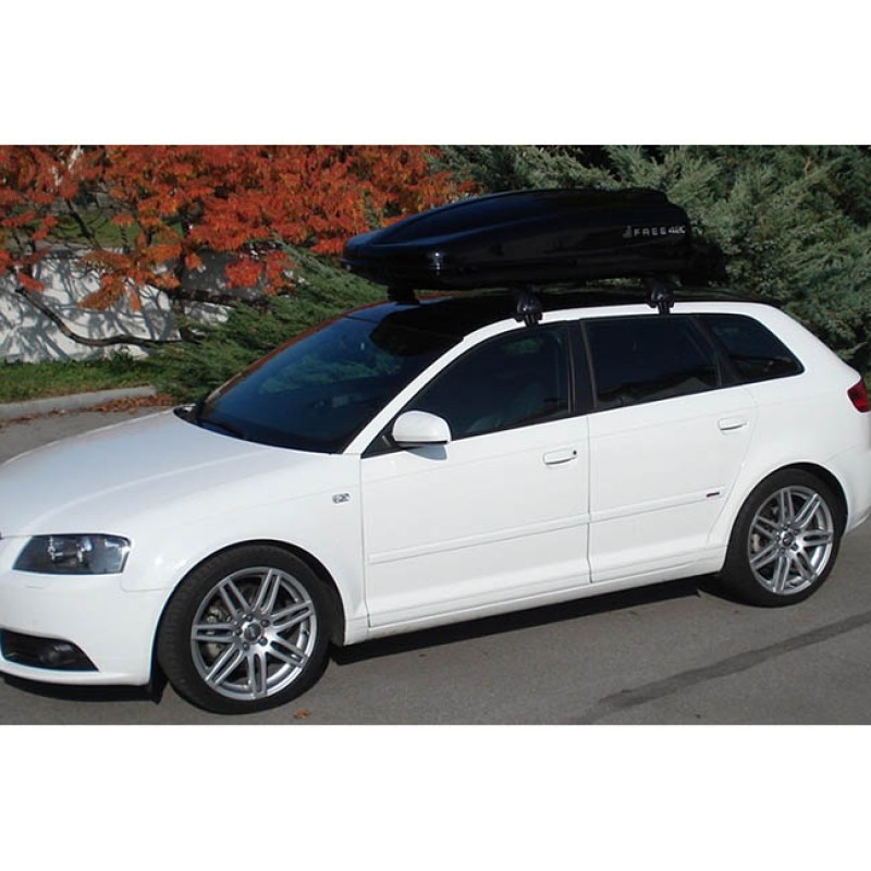 Μπαγκαζιέρα Οροφής Αυτοκινήτου Free 420lt Μαύρη Γυαλιστερή Με Διπλό Άνοιγμα Και Τοποθέτηση Quick Fix - 28353 47808