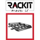Σχάρα Οροφής Αυτοκινήτου Rackit Αλουμινίου Aero Μαύρη 140x100cm 1 Τεμάχιο - 28831 49412