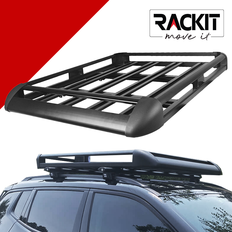 Σχάρα Οροφής Αυτοκινήτου Rackit Αλουμινίου Aero Μαύρη 127x96cm 1 Τεμάχιο - 28827 48221