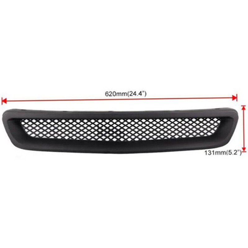 Μάσκα Για Honda Civic 96-99 Sport Look Χωρίς Σήμα Μαύρη Γυαλιστερή 1 Τεμάχιο - 28967 48224