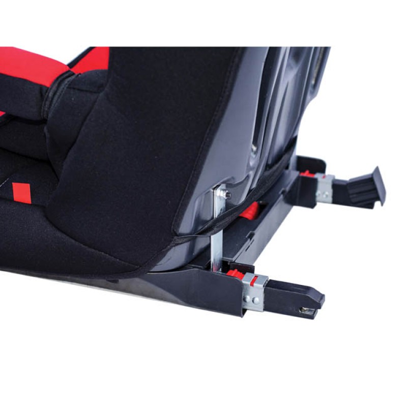 ΚΑΘΙΣΜΑ ΠΑΙΔΙΚΟ RACE SPORT ISOFIX (GROUPS 1-2-3) ΜΑΥΡΟ/ΚΟΚΚΙΝΟ RS123IF - 30204 47073