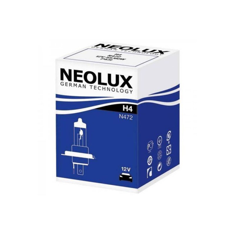 ΛΑΜΠΑ H4 N472 60/55W 12V P43T NEOLUX BY OSRAM - 35621 47887
