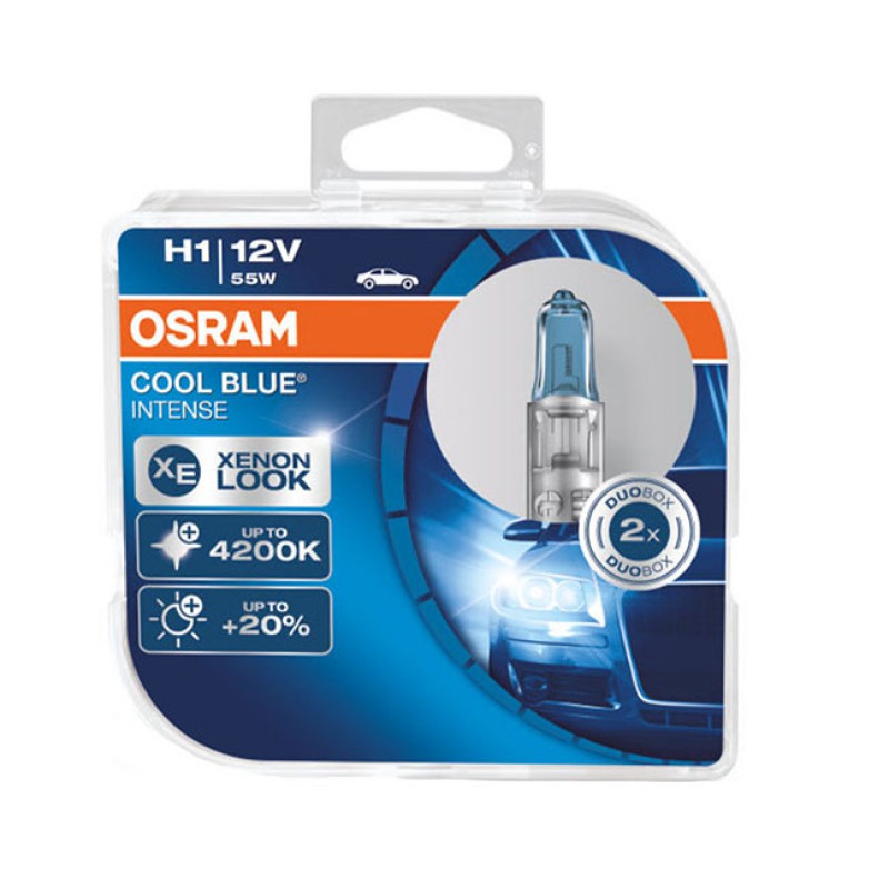 ΛΑΜΠΑ H1 COOL BLUE INTENSE 55W 12V 64150CBI-HCB OSRAM - 35624 48035