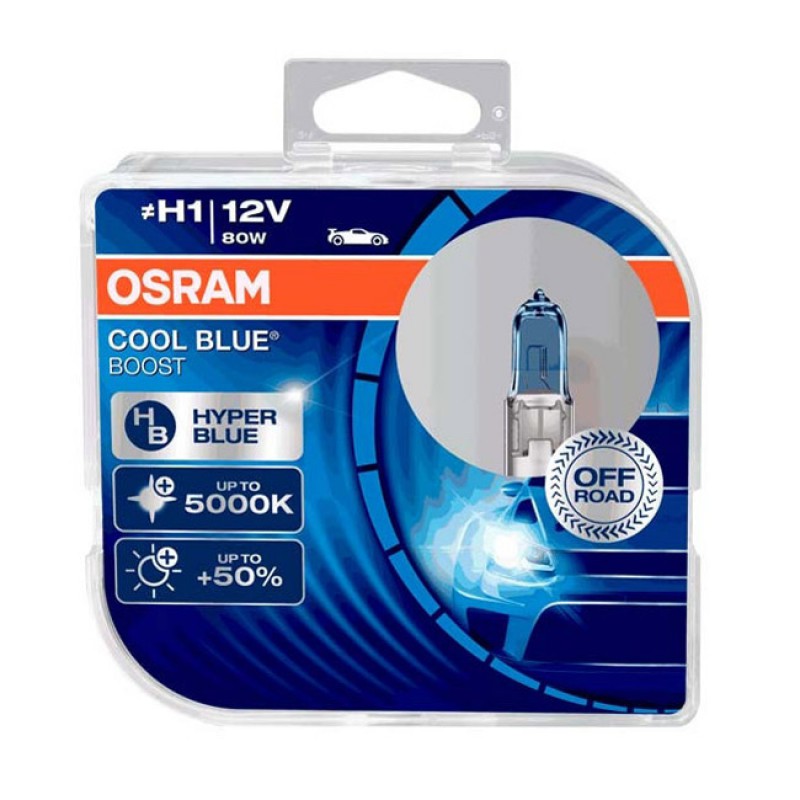 ΛΑΜΠΑ H1 COOL BLUE BOOST 80W 12V P14,5S 62150CBB-HCB OSRAM - 35627 48038