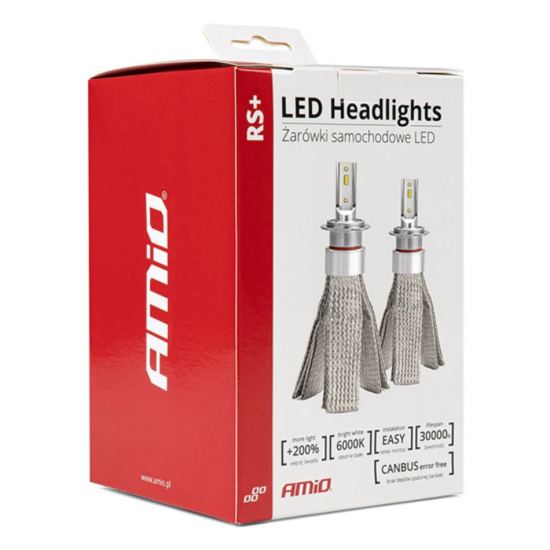 Λάμπες Led H15 RS+ -Series 12/24 Volt 50 Watt 6000K Amio 01080 2 Τεμάχια - 35988 49758