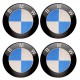 Αυτοκόλλητα Ζαντών Σμάλτο Bmw 60mm 4 Τεμάχια - 41088 42899