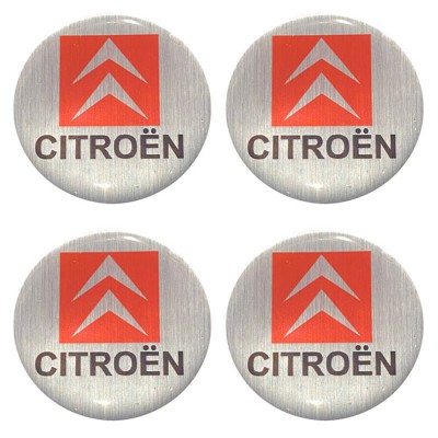 Αυτοκόλλητα Ζαντών Σμάλτο Citroen 60mm 4 Τεμάχια - 41090 42895
