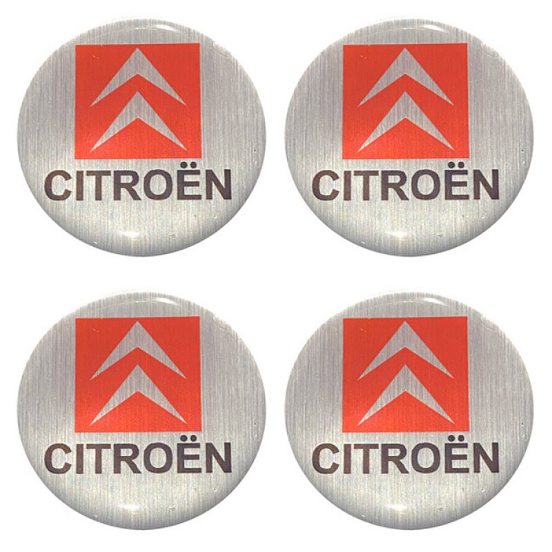 Αυτοκόλλητα Ζαντών Σμάλτο Citroen 60mm 4 Τεμάχια - 41090 42895