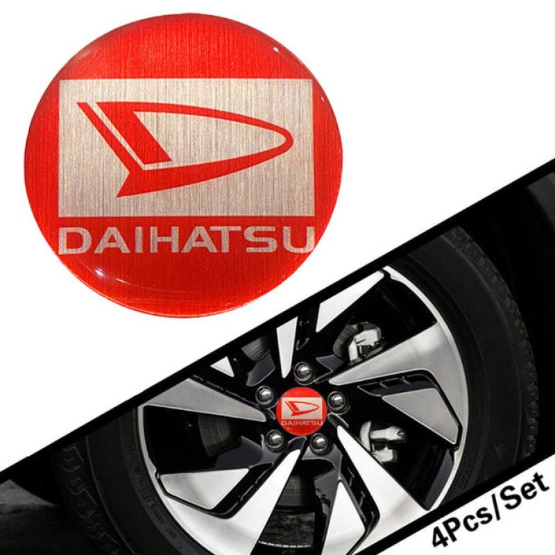 Αυτοκόλλητα Ζαντών Σμάλτο Daihatsu 60mm 4 Τεμάχια - 41091 39968