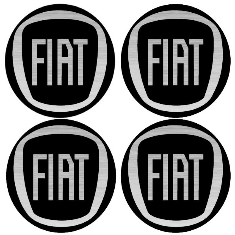 Αυτοκόλλητα Ζαντών Σμάλτο Fiat 60mm 4 Τεμάχια - 41100 42891