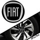 Αυτοκόλλητα Ζαντών Σμάλτο Fiat 60mm 4 Τεμάχια - 41100 42891