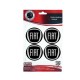 Αυτοκόλλητα Ζαντών Σμάλτο Fiat 60mm 4 Τεμάχια - 41100 42891