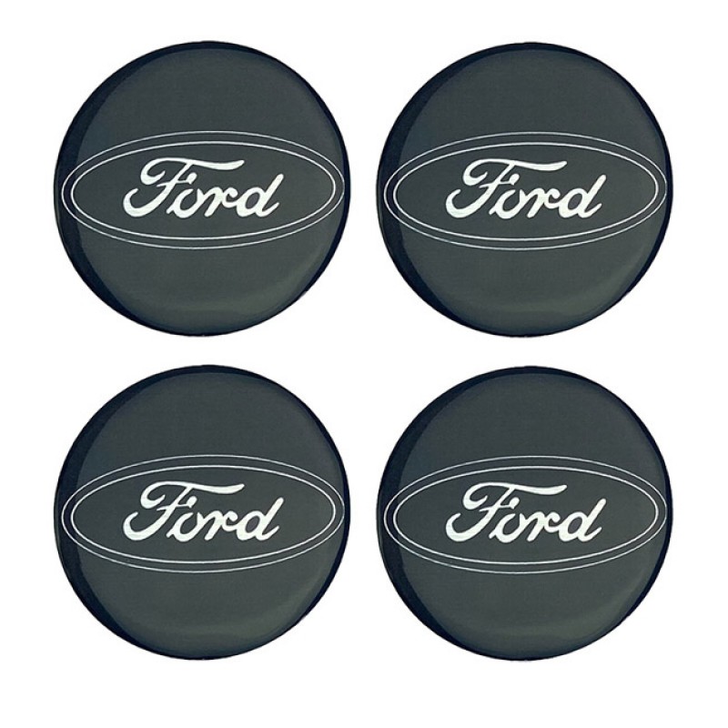 Αυτοκόλλητα Ζαντών Σμάλτο Ford 60mm 4 Τεμάχια - 41101 42889