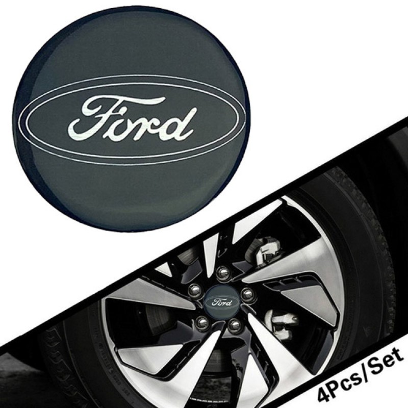 Αυτοκόλλητα Ζαντών Σμάλτο Ford 60mm 4 Τεμάχια - 41101 42889