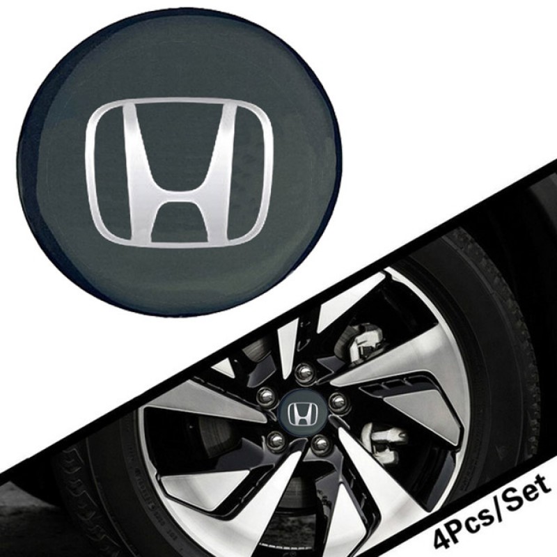 Αυτοκόλλητα Ζαντών Σμάλτο Honda 60mm 4 Τεμάχια - 41102 39944