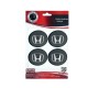 Αυτοκόλλητα Ζαντών Σμάλτο Honda 60mm 4 Τεμάχια - 41102 39944